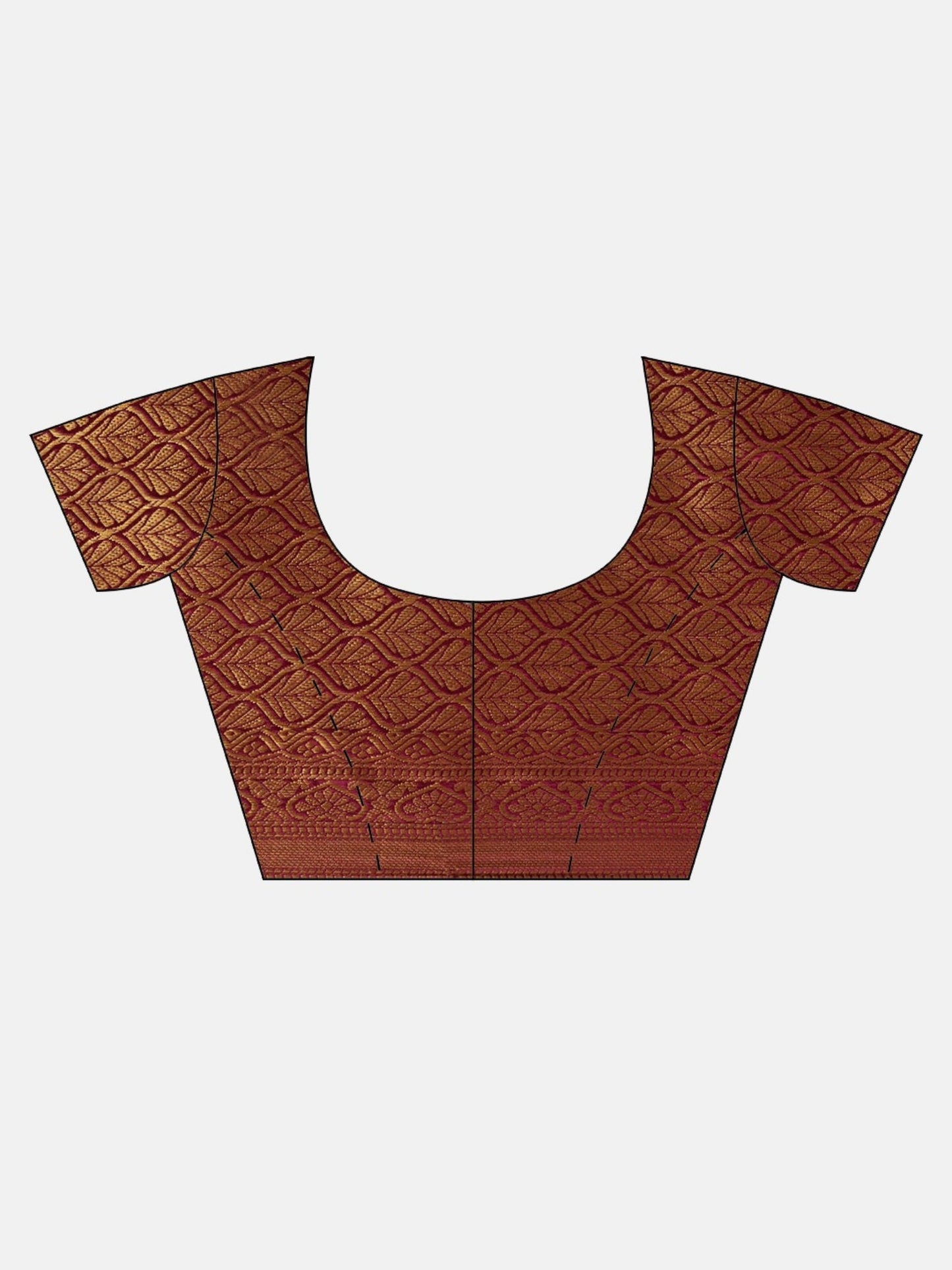 Dhiyona RV Women's Banarasi Silk With Jacquard Print Saree ( KVD687 )