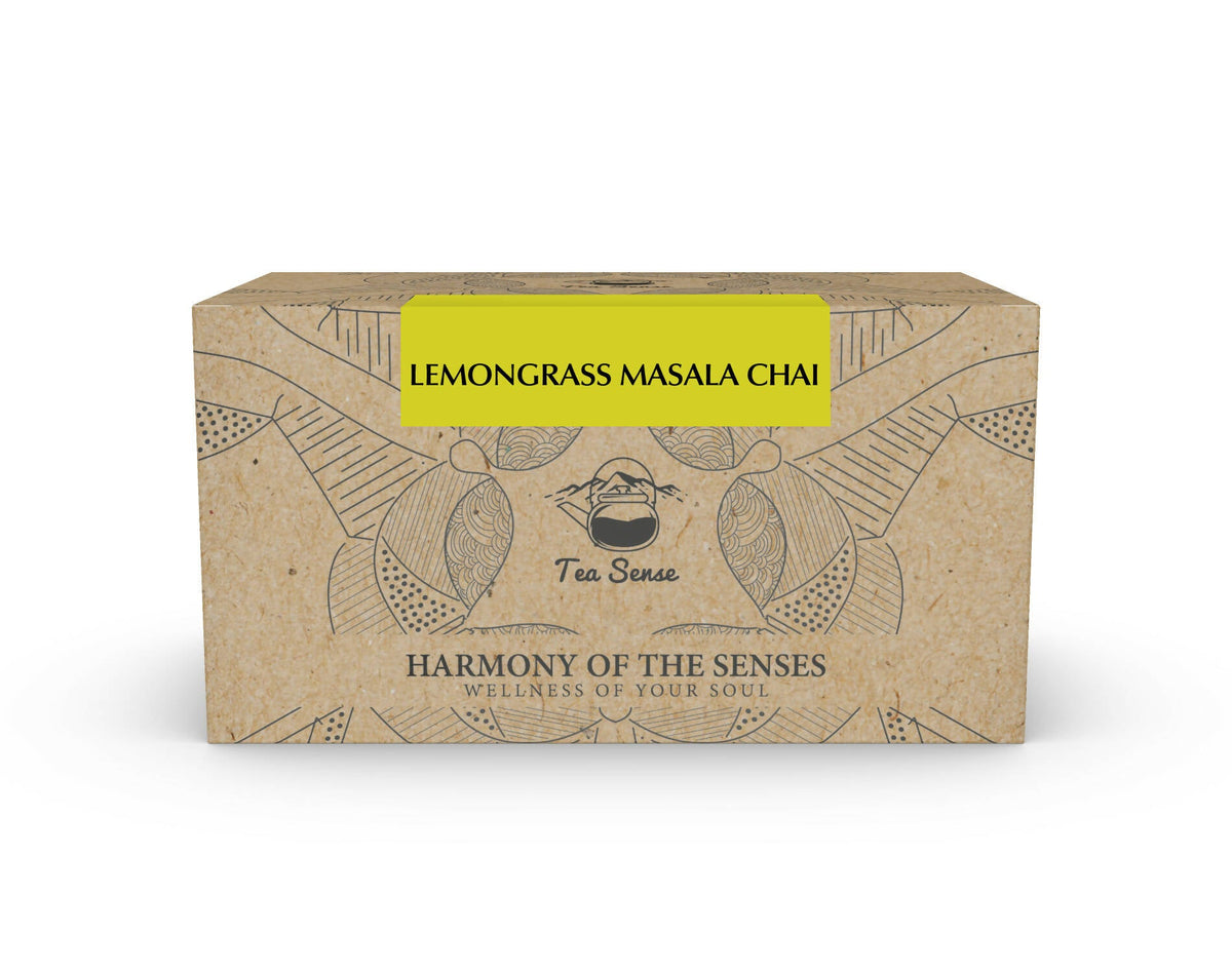 Tea Sense Lemongrass Masala Chai Bags Box