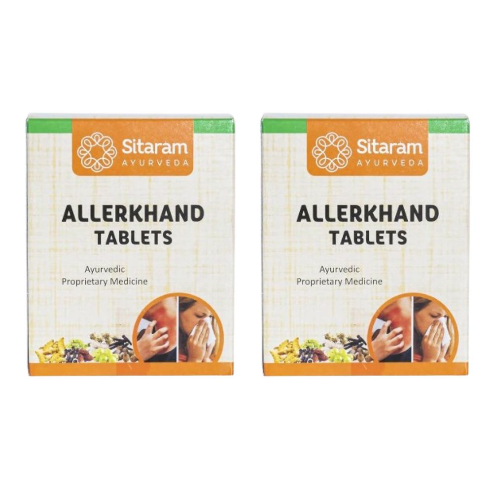 Sitaram Ayurveda Allerkhand Tablets - Indyancart