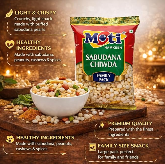 Almond House Sabudana Chudwa