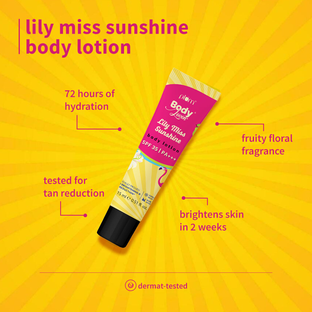 Plum Goodness Sunbelievable Duo Sunscreen Body Lotion Travel-Size
