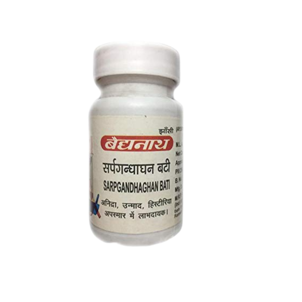 Baidyanath Jhansi Sarpagandha ghan Vati
