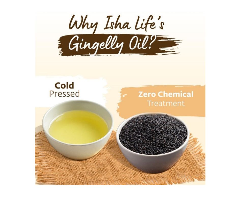 Isha Life Cold Pressed Gingelly Oil - Indyancart