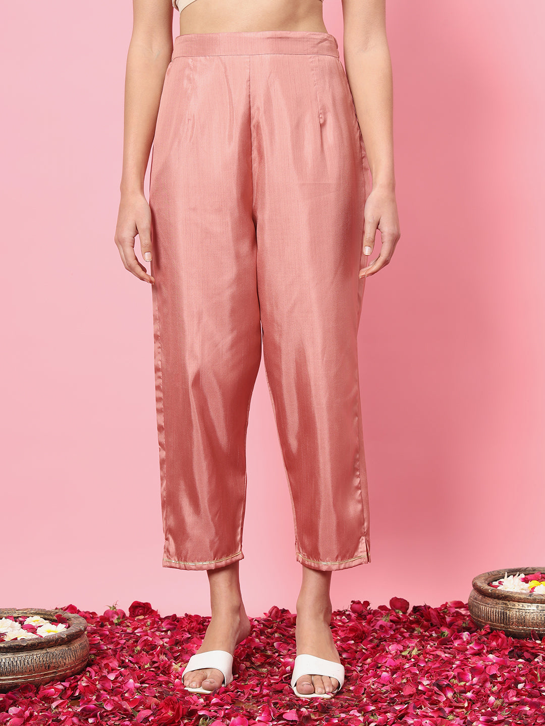 Dhiyona VV VredeVogel Women Kurta and Trousers Pant Set Silk Blend