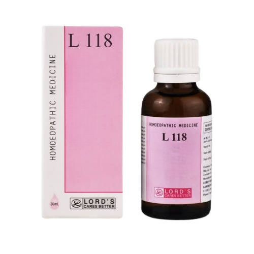 Lord's Homeopathy L 118 Drops