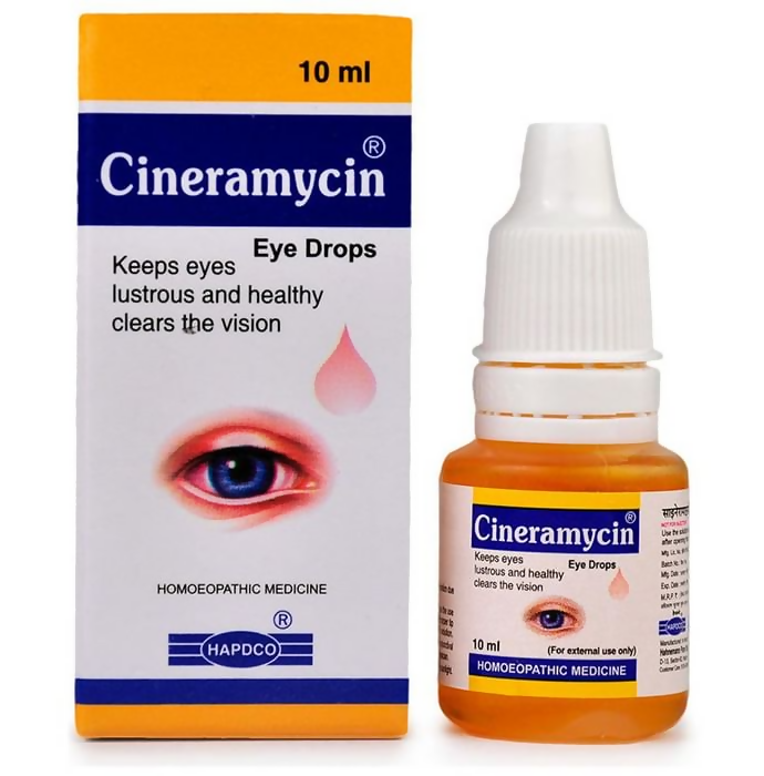 Hapdco Cineramycin Eye Drops - Indyancart