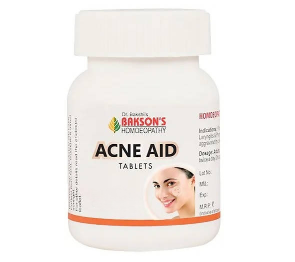 Bakson's Homeopathy Acne Aid Tablets