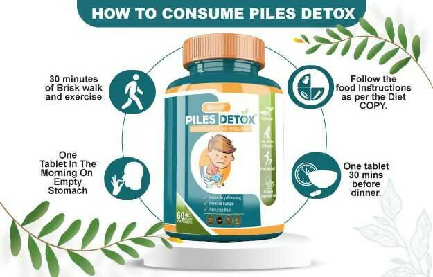 Divya Shree Piles Detox Veggie Capsules