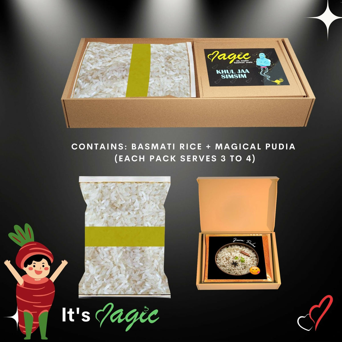 Sanskriti Magic Masala Veg Pulao Fresh Ready to cook All-in-One Kit