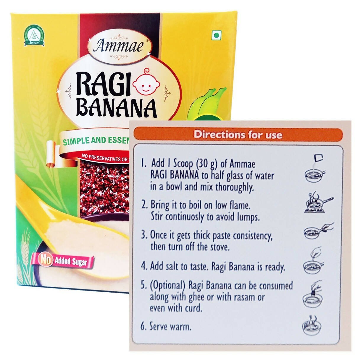 Ammae Sprouted Ragi with Raw Banana - Indyancart