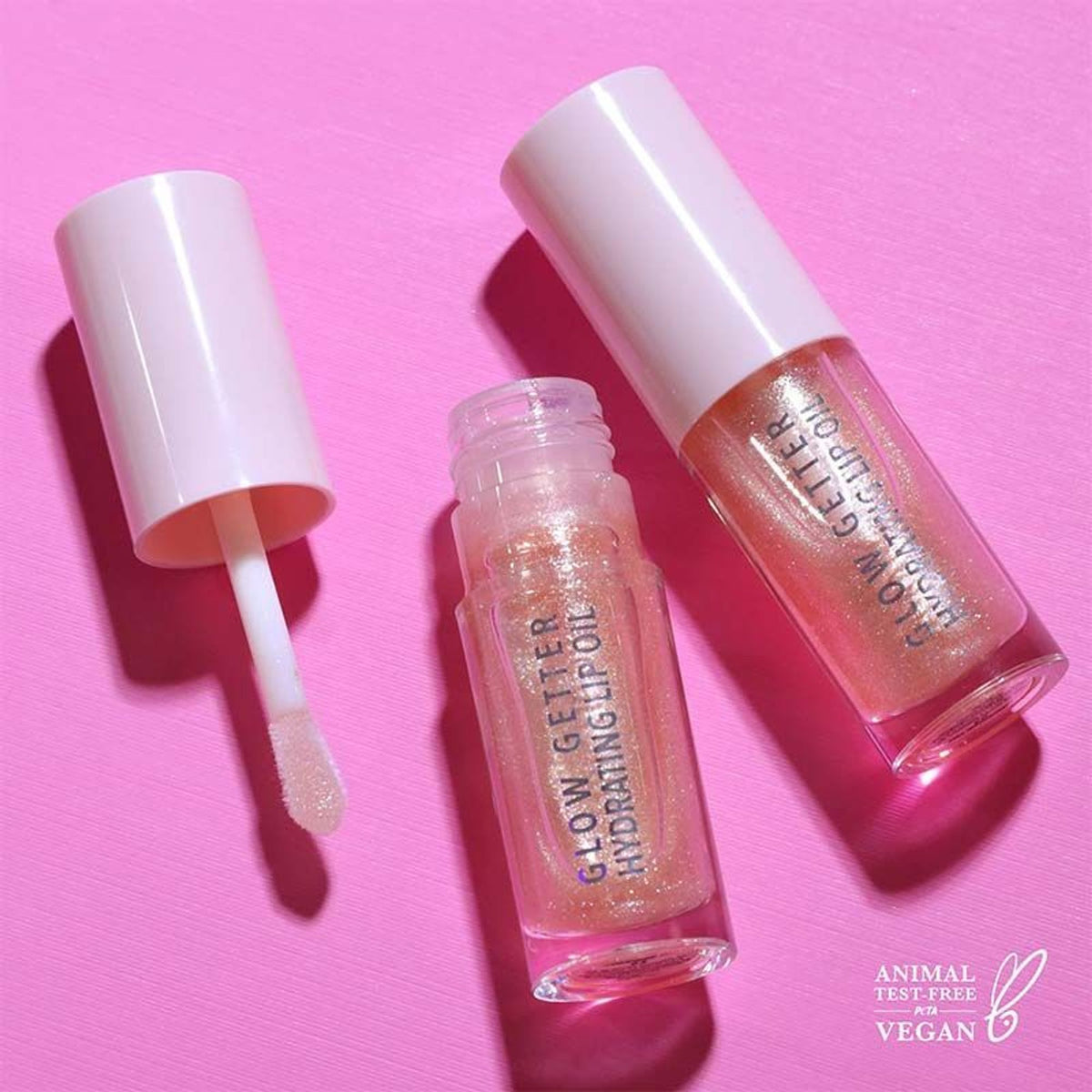 Moira Glow Getter Hydrating Lip Oil - 003 Champagne Kiss