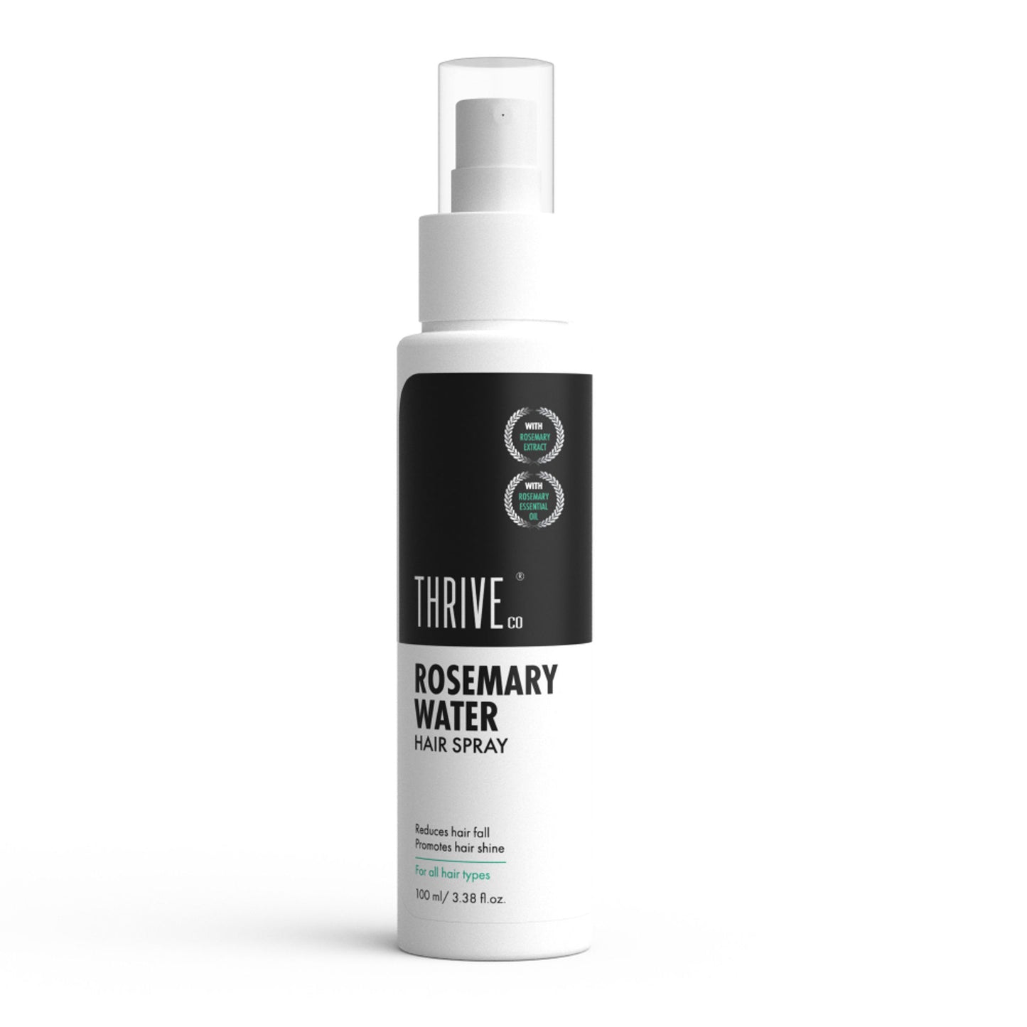 Thriveco 100% Natural Rosemary Water Hair Spray With Rice Water & Hyaluronic Acid For Frizz Control