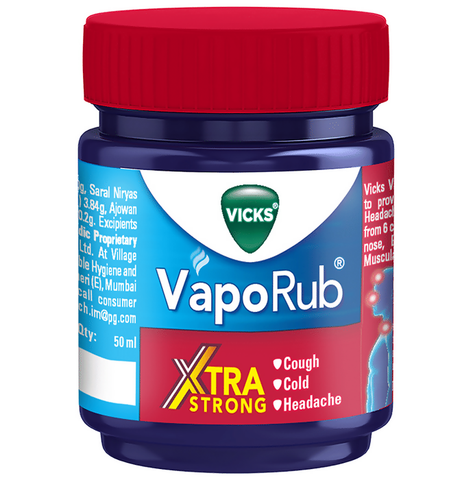 Vicks Vaporub Xtra Strong Balm - Indyancart