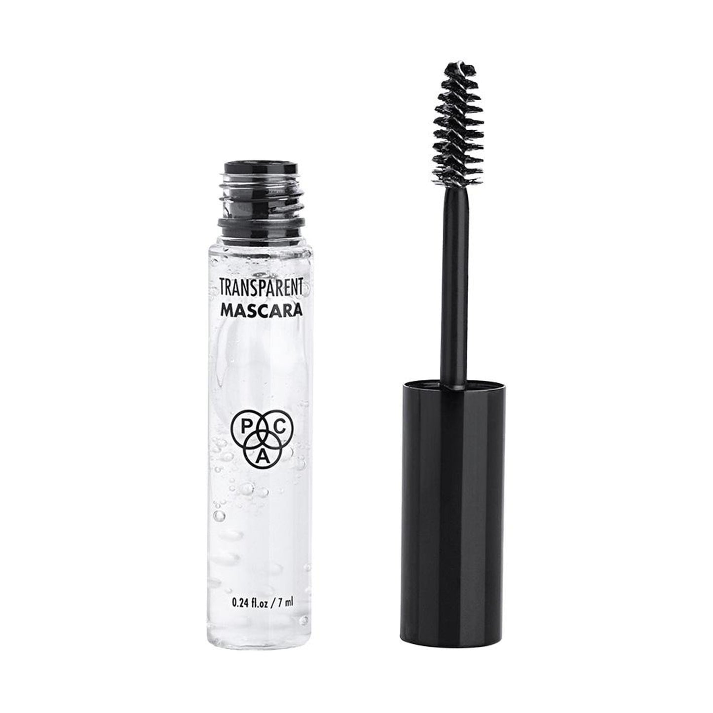 PAC Transparent Mascara - Holds Lashes & Eyebrows All Day Long, Clump-Free & Clear Gel Mascara