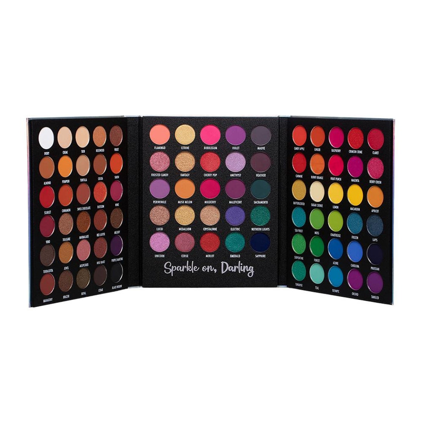 PAC Take Cover Eyeshadow Book Palette - Versatile MUA Palette, Highly Pigmented Blends Effortlessly