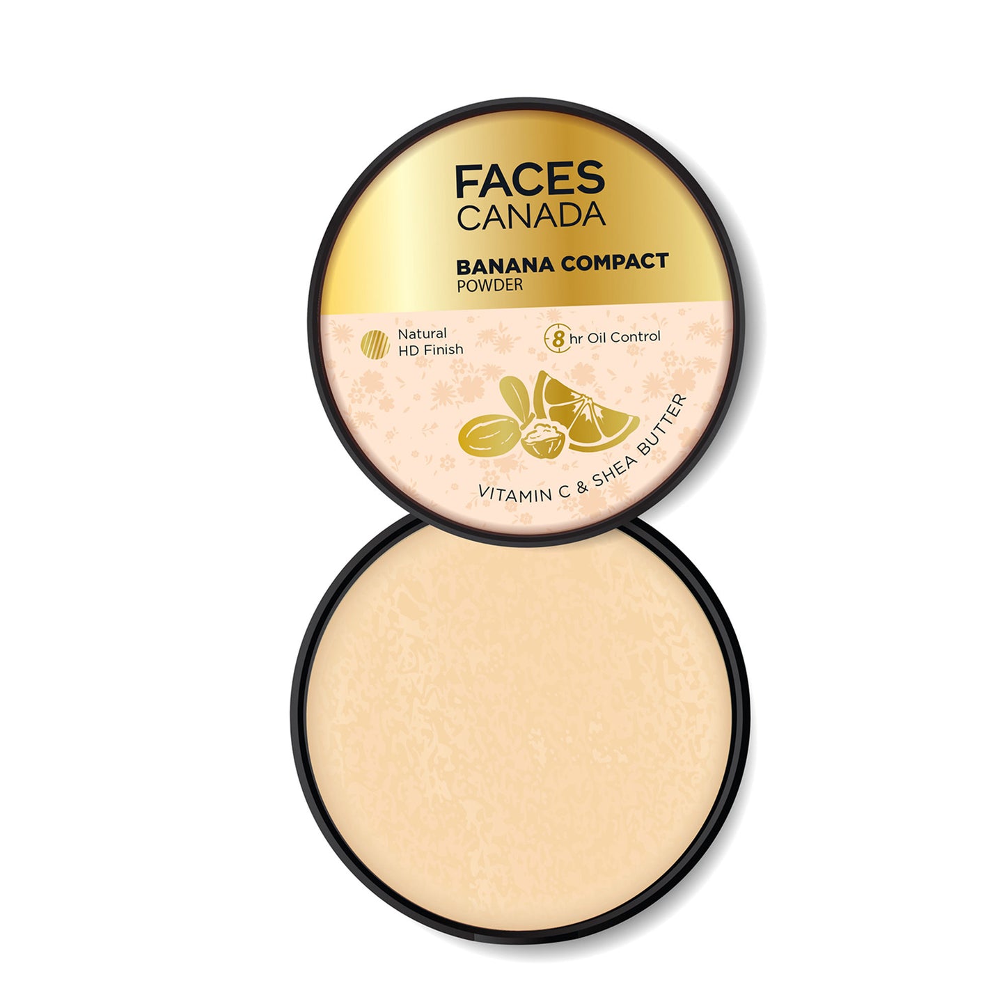 Faces Canada Banana Compact And Baking Powder With Vitamin C & Shea Butter