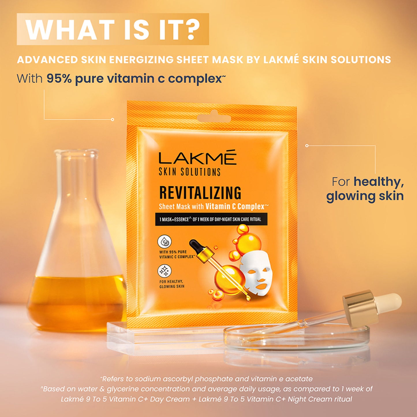 Lakme Skin Solutions Sheet Mask - Revitalizing