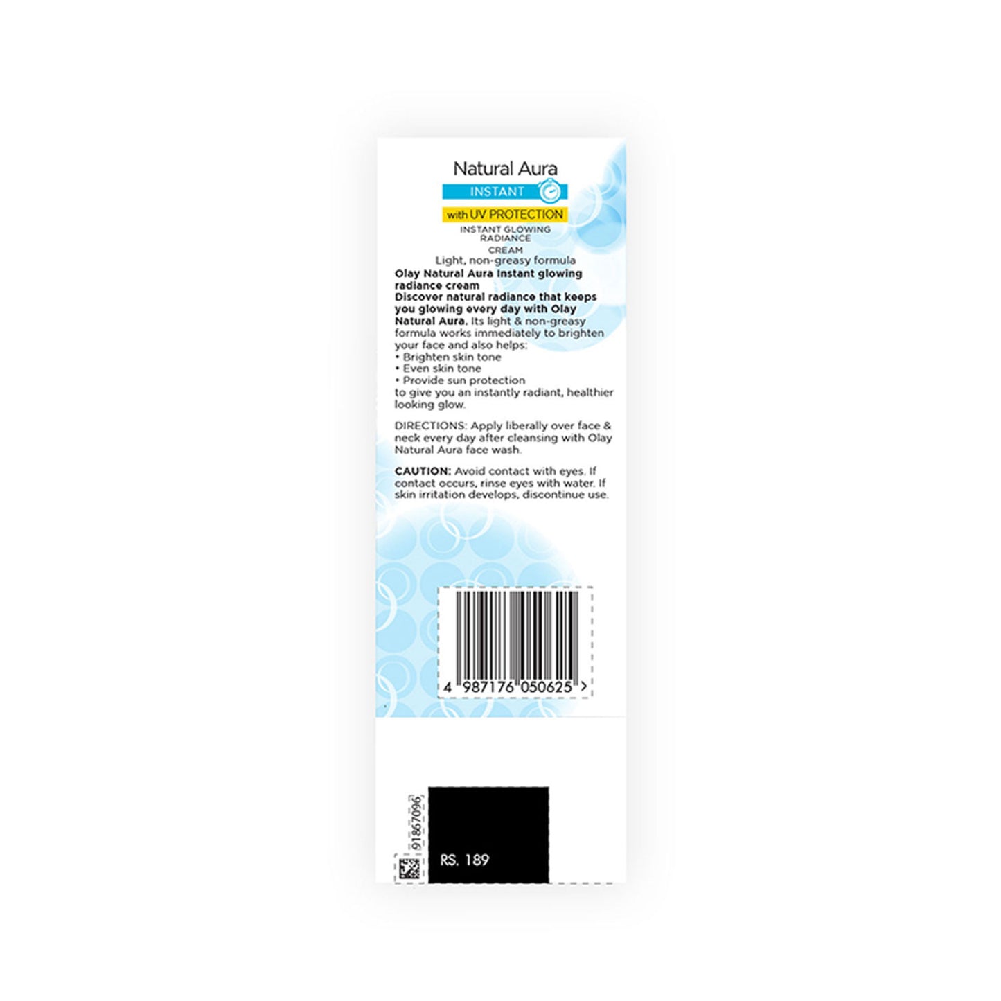 Olay Natural White Instant Glowing Fairness Skin Cream with UV Protection