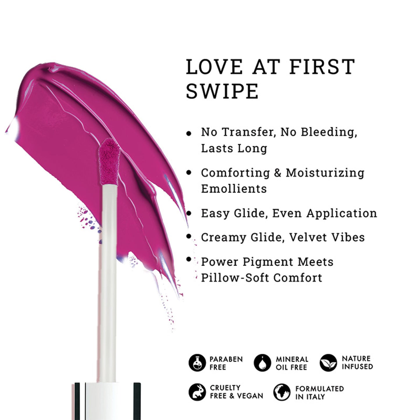 LOVETC Zero Gravity Lip Crème, Longwear & Transfer Proof, With Hyaluronic Acid - Gossip Session