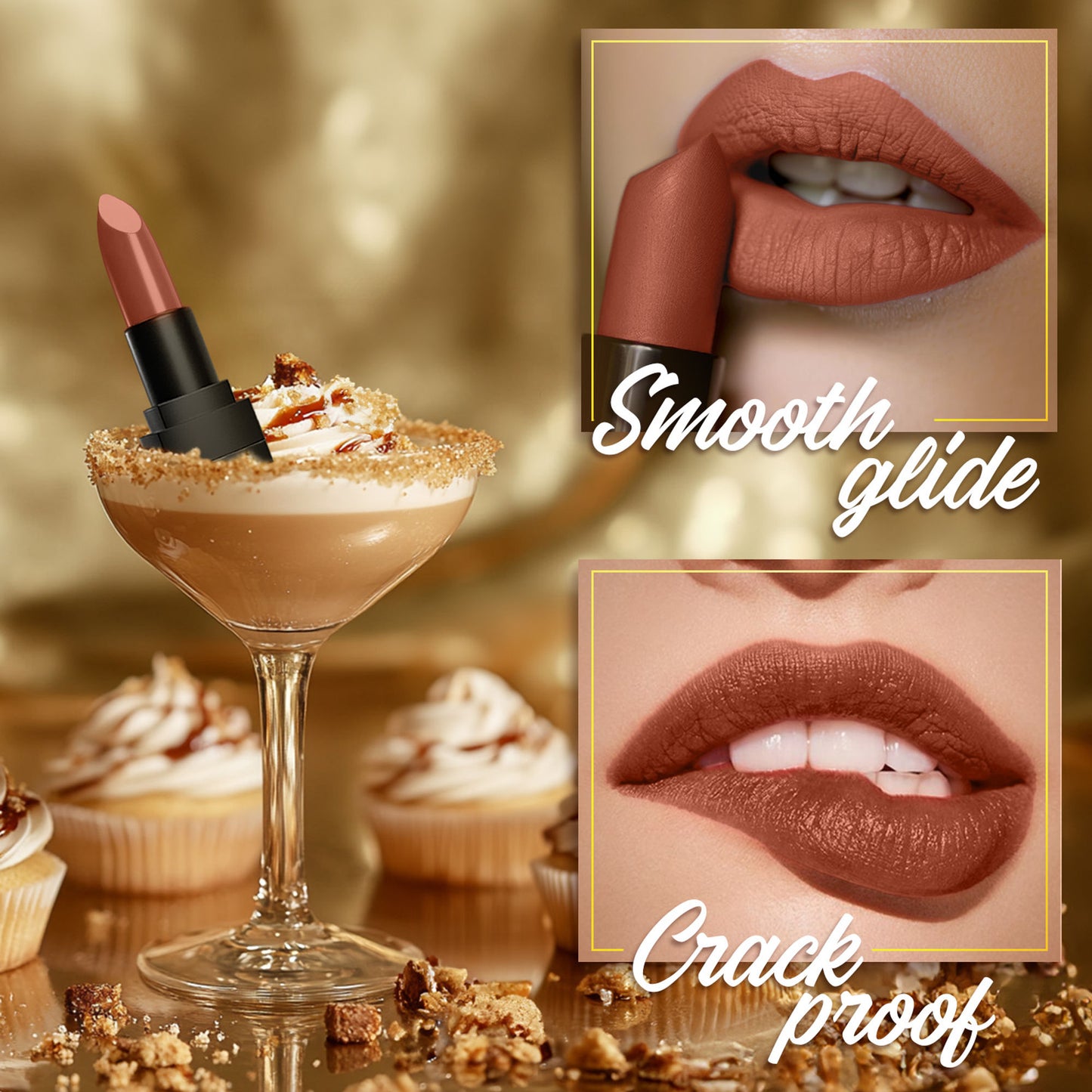 Faces Canada Comfy Matte Wow Bullet Lipstick - Caramel Swirl 01