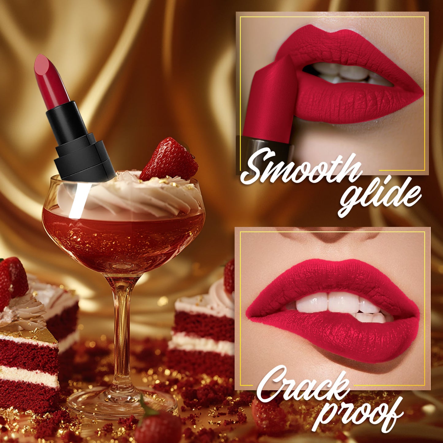 Faces Canada Comfy Matte Wow Bullet Lipstick - Red Velvet Rush 04