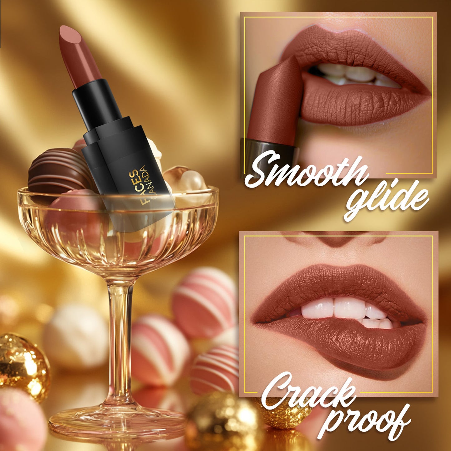 Faces Canada Comfy Matte Wow Bullet Lipstick - Hazelnut Crush 06