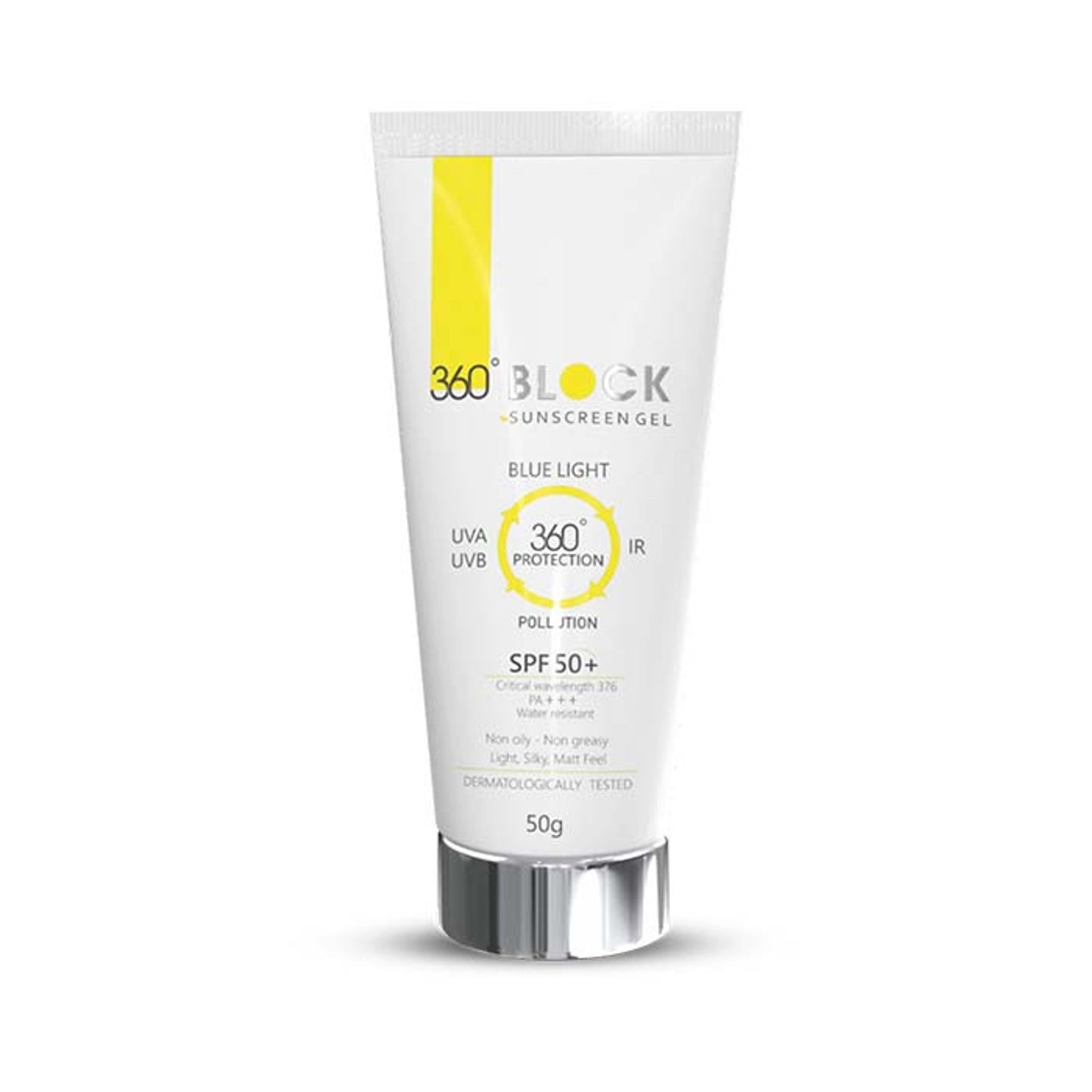 360 Block Sunscreen Gel With SPF 50+