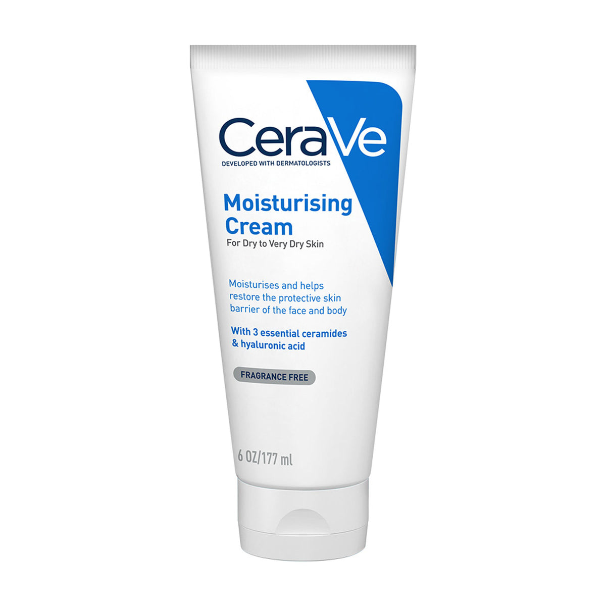 CeraVe Moisturizer Cream For Dry Skin With Ceramides & Hyaluronic Acid For Barrier Repair
