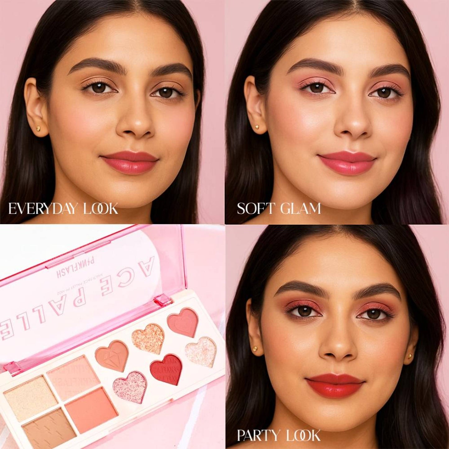 PINKFLASH Multi Face Palette - 02 Strawberry Ice