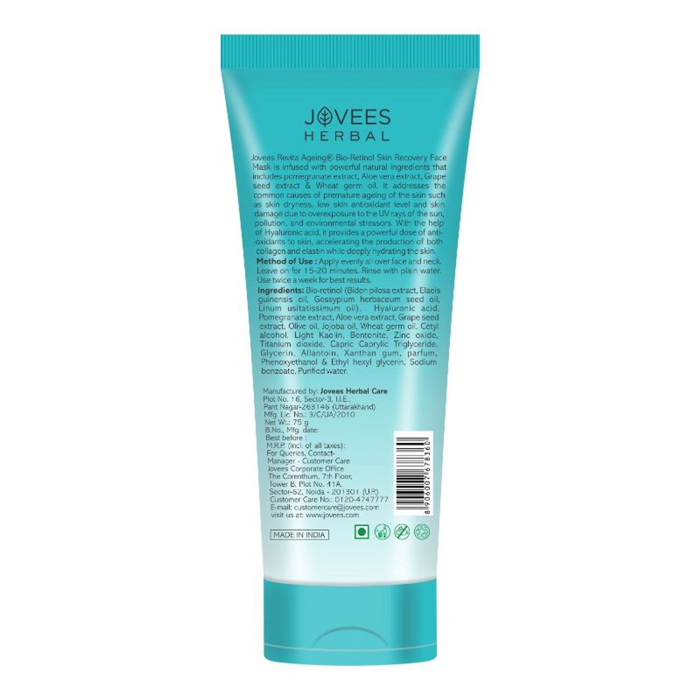 Jovees Herbal Revita Ageing Skin Recovery Face Mask
