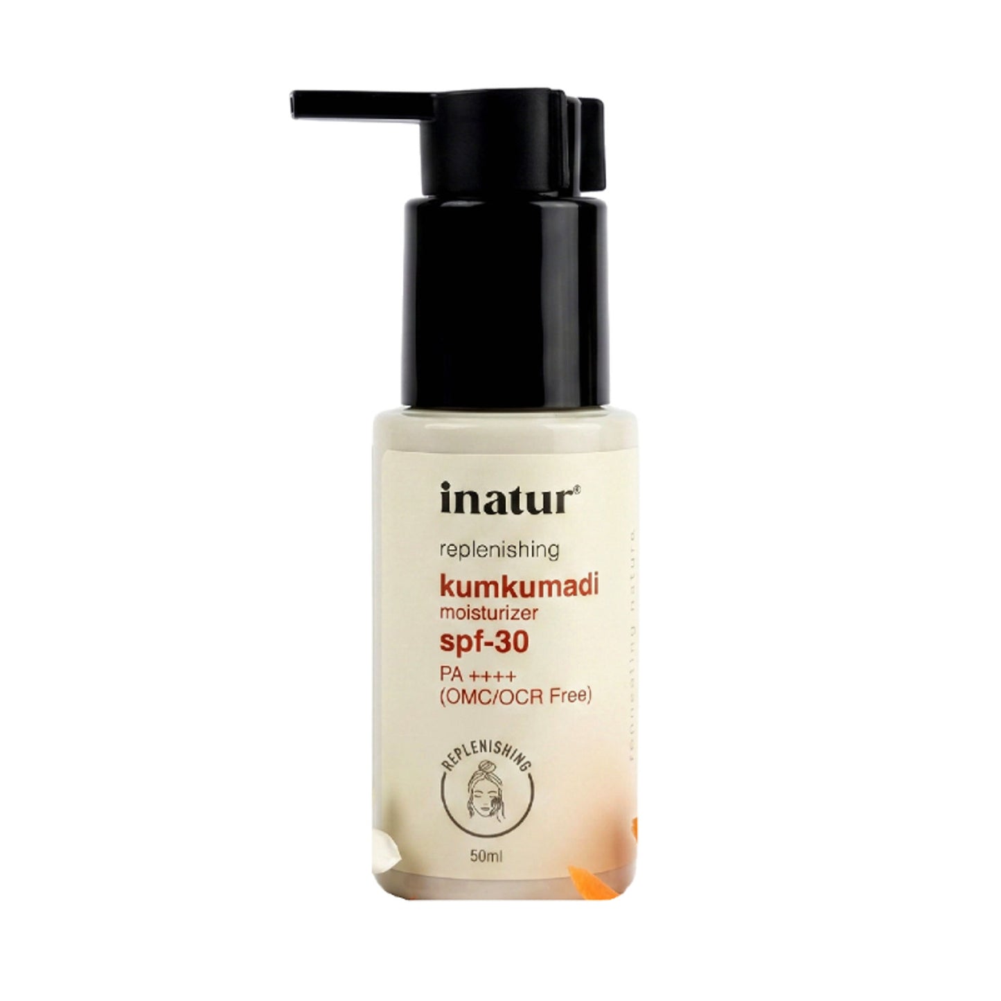 inatur Kumkumadi Sunscreen SPF 30 PA++++, Ayurvedic Moisturizer, No White Cast, UV Protection