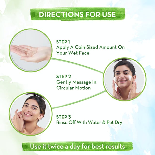 Mamaearth Aloe Vera Face Wash For Youthful Glow - Indyancart