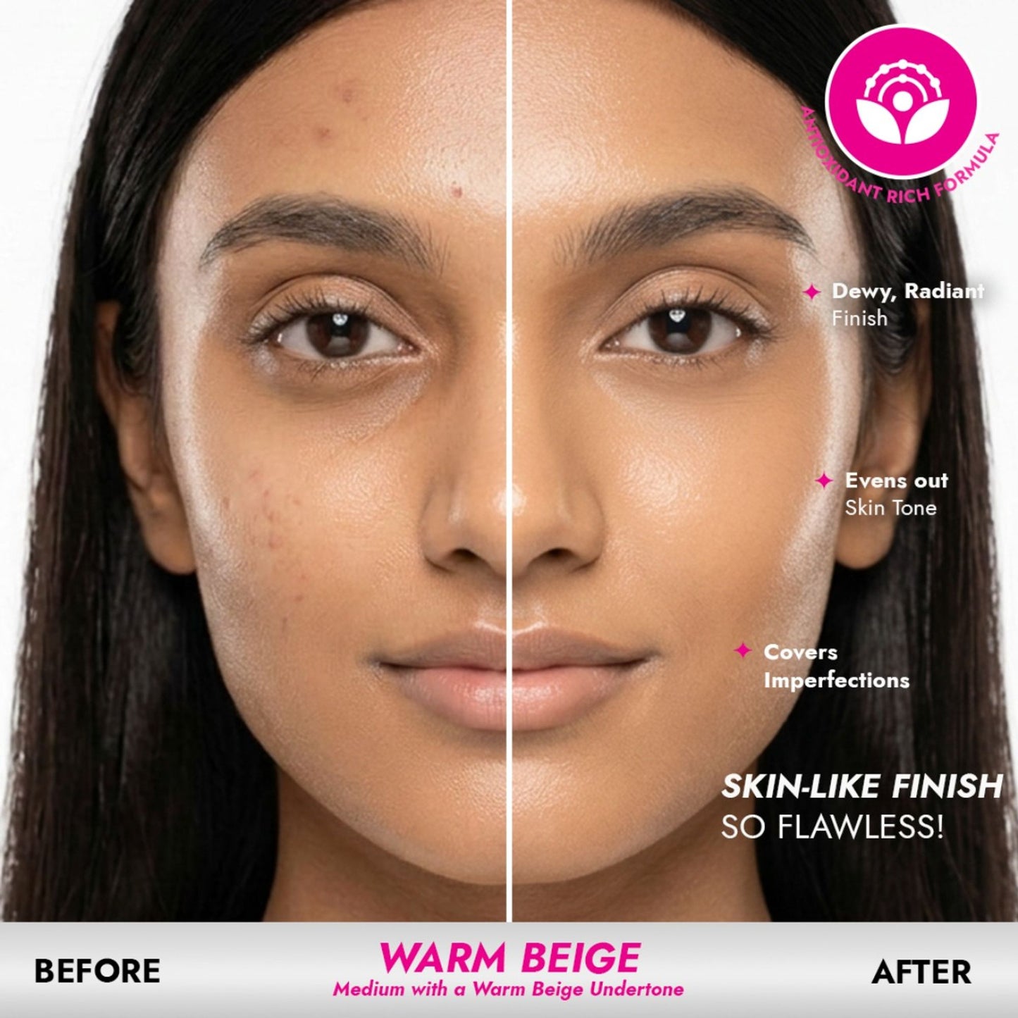 L.A Girl Pro Coverage Illuminating Liquid Foundation - Warm Beige