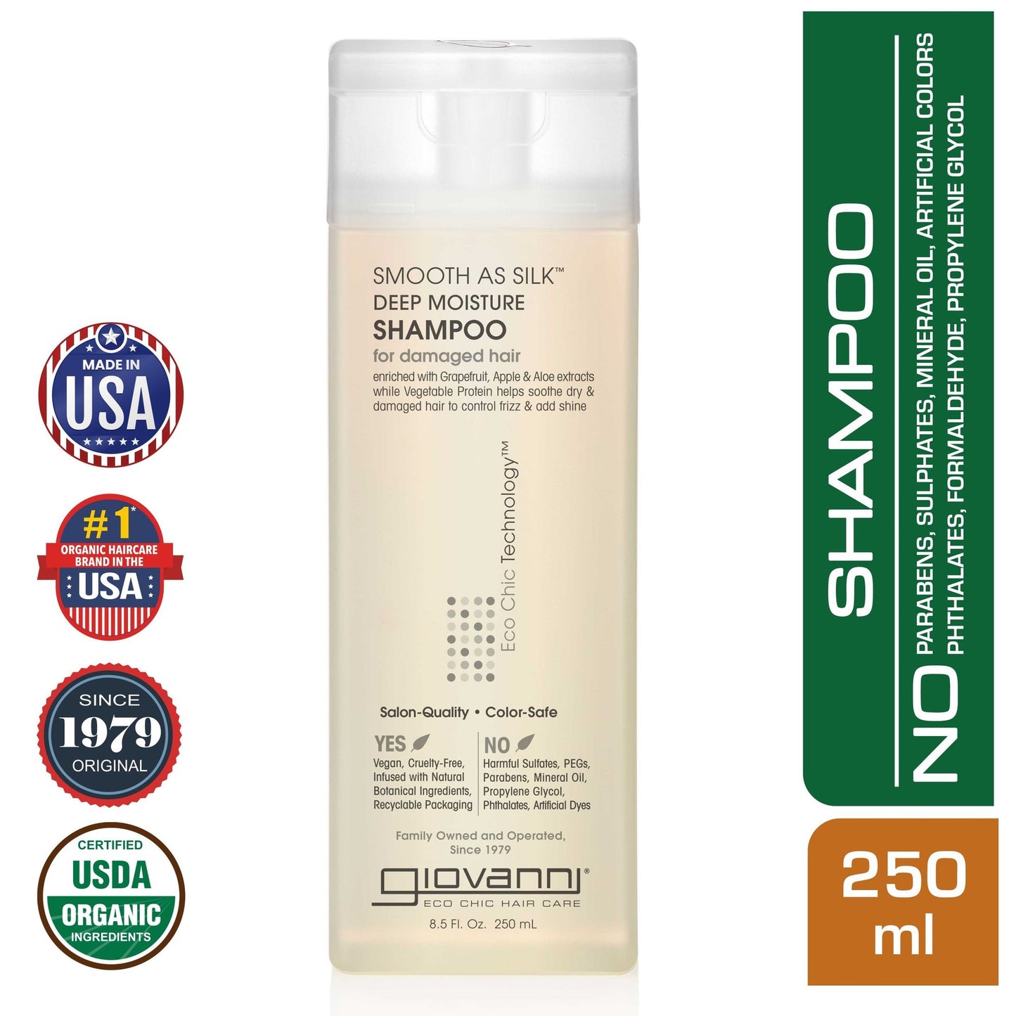 Giovanni Organic Smooth As Silk Deep Moisture Shampoo