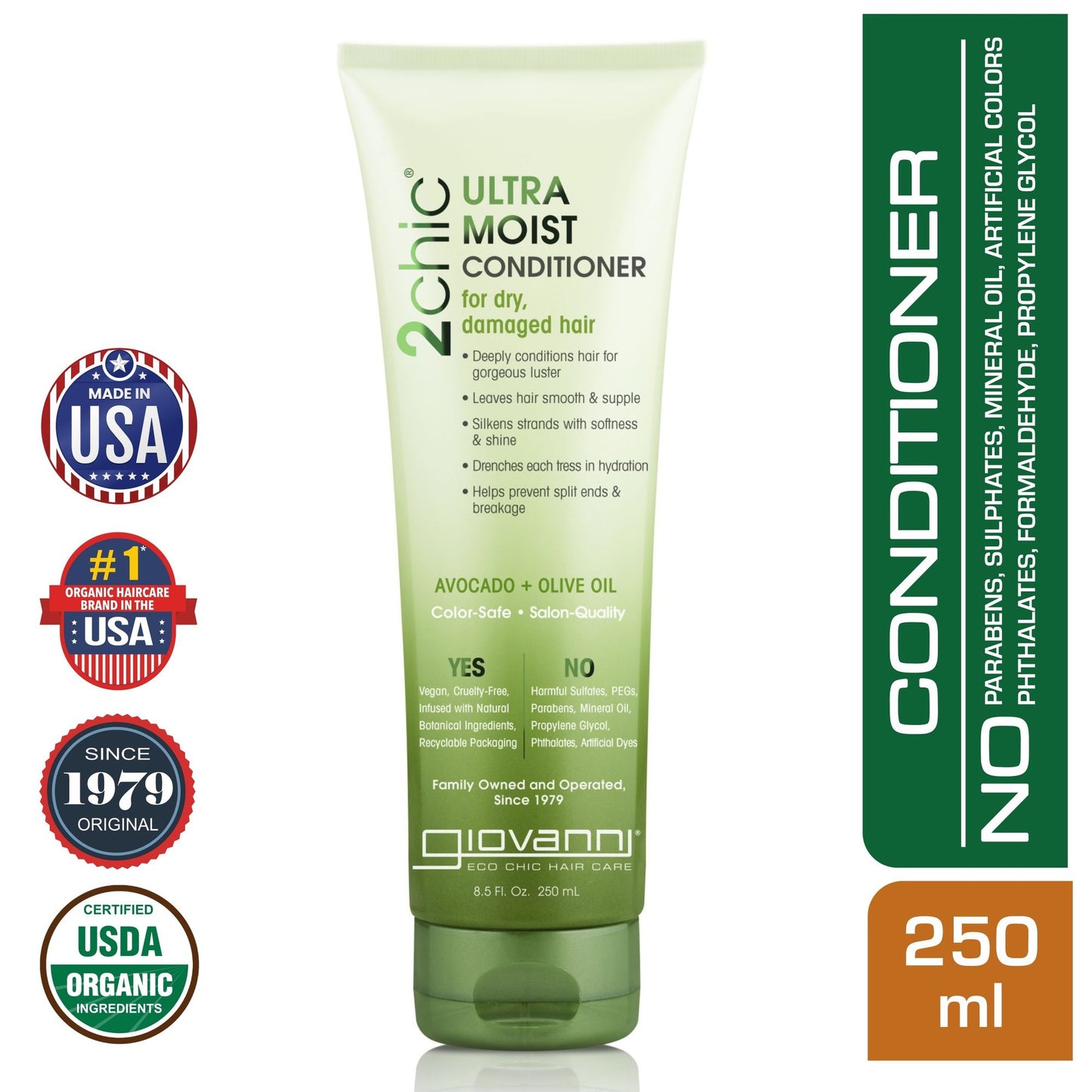 Giovanni Organic 2Chic Olive Oil & Avocado Ultra-Moist Conditioner