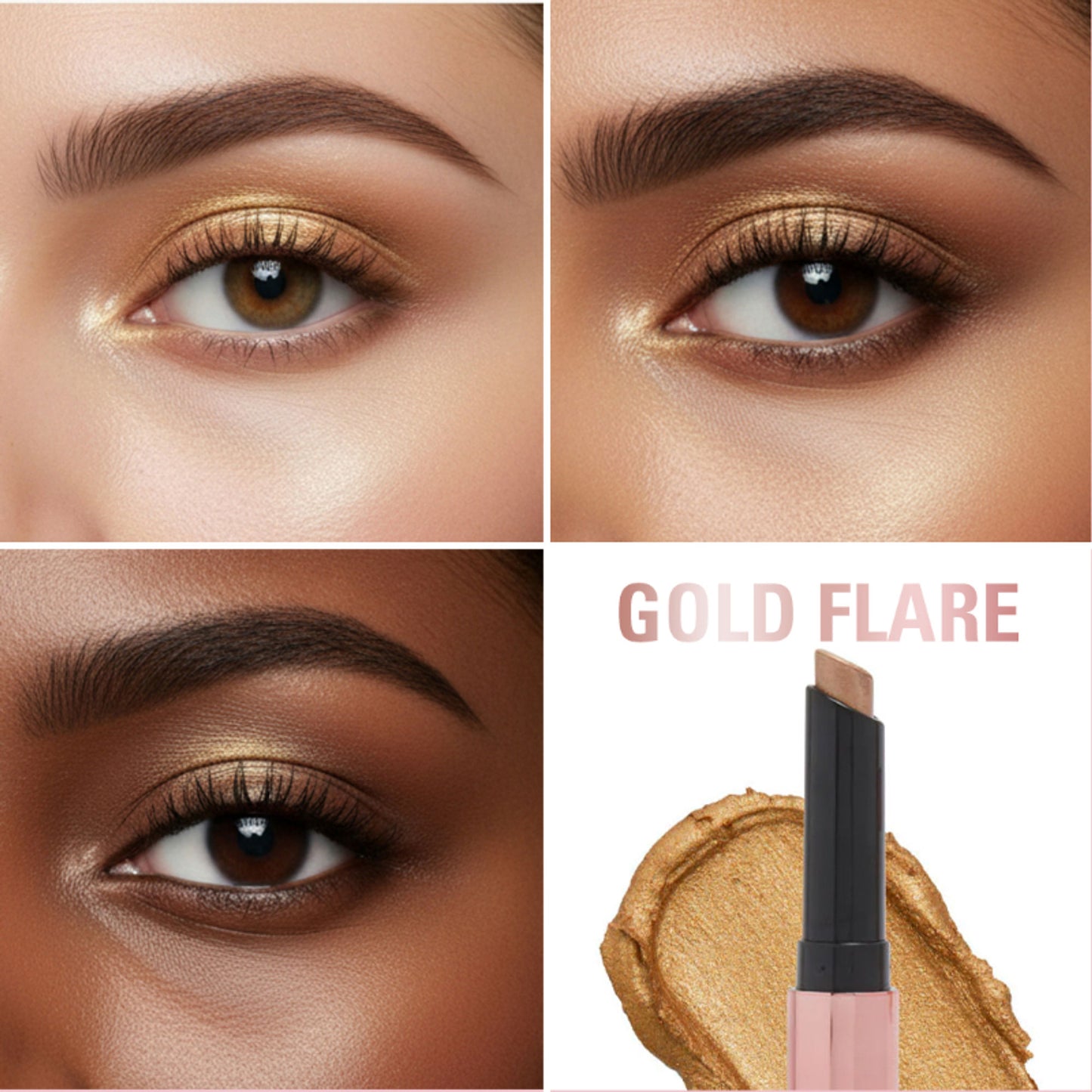 Makeup Revolution Lustre Wand Shadow Stick - Gold Flare