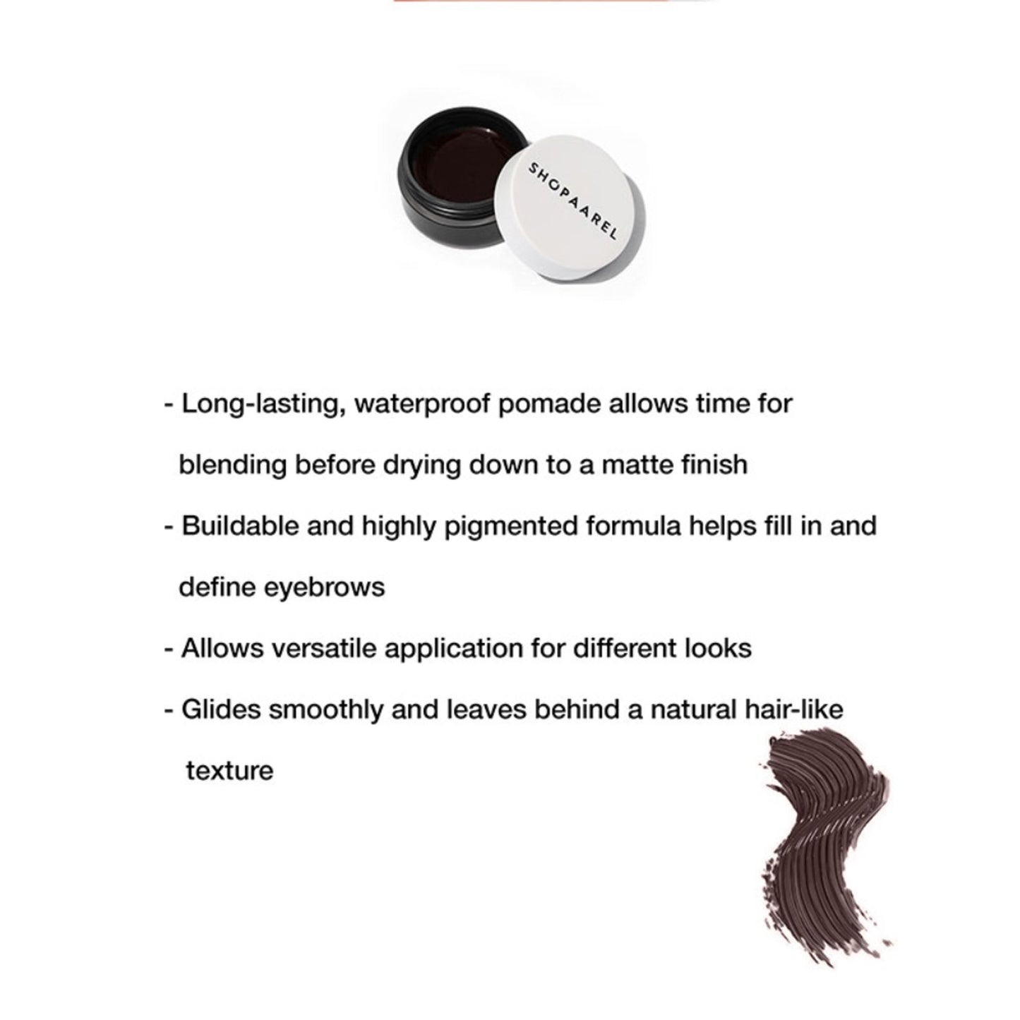 Shopaarel Brow Styling Cream - Medium Brown