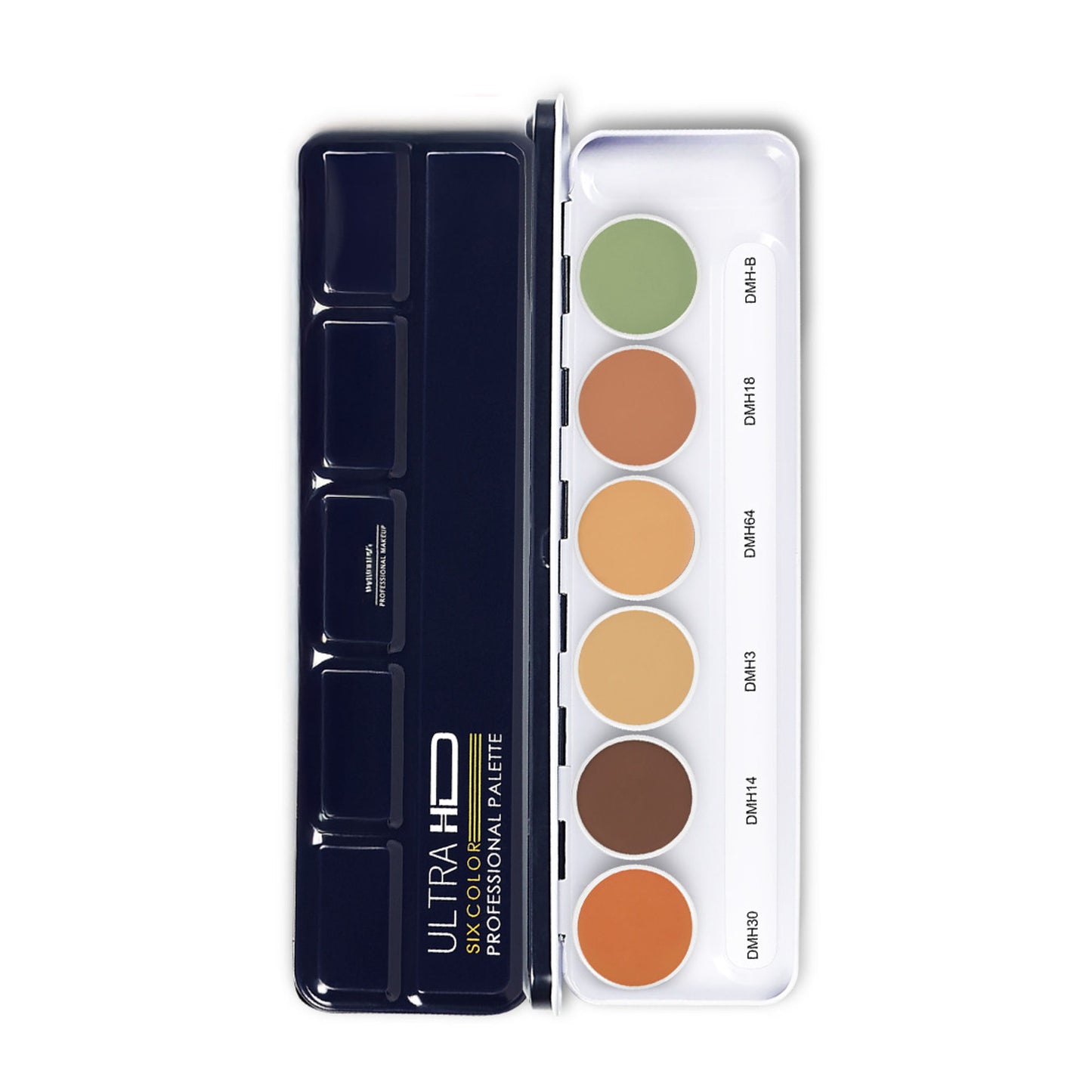 C2P Pro Ultra HD 6 in 1 Camouflage Concealer Corrector Palette Dermashield Must Have Makeup Palette