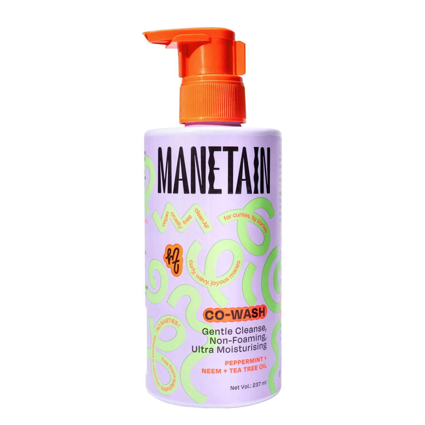 Manetain Co-Wash 2-In-1 Shampoo & Conditioner - Non-Foaming & Sulphate Free - CG Friendly