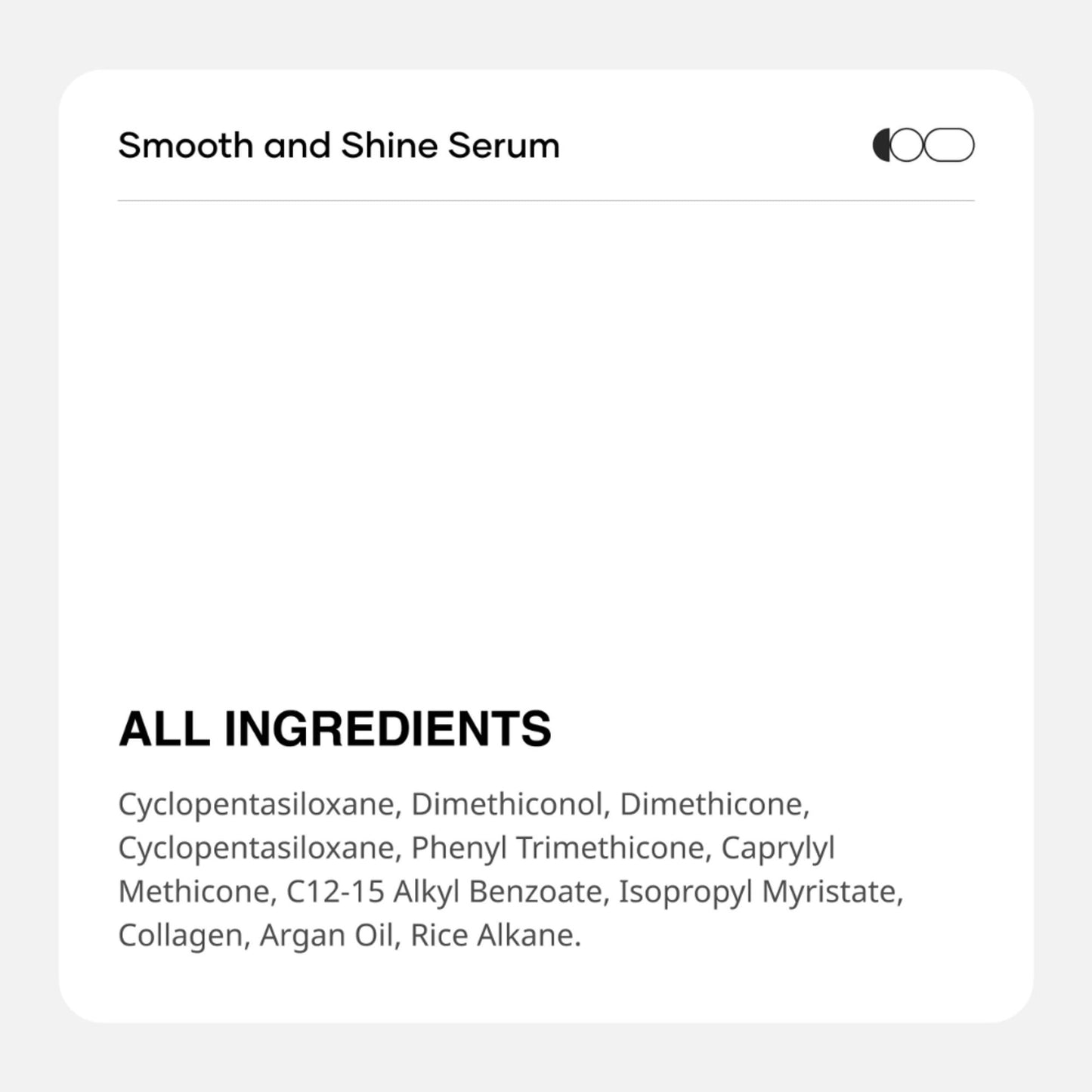 Cureskin Smooth and Shine Serum With Rice And Collagen