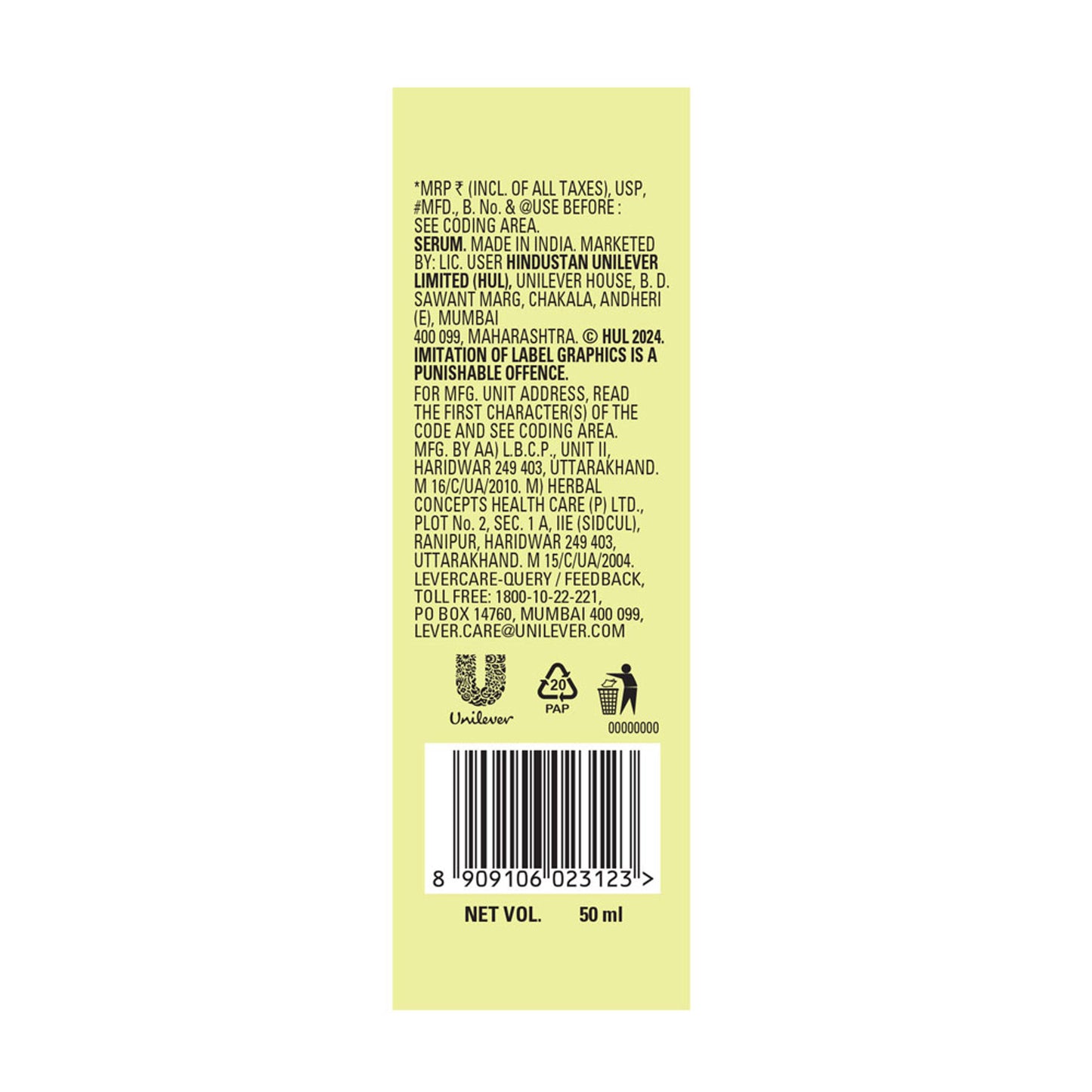 Love Beauty & Planet Olive Oil & Peptide Bond Repair Damage Rescue Serum Creme