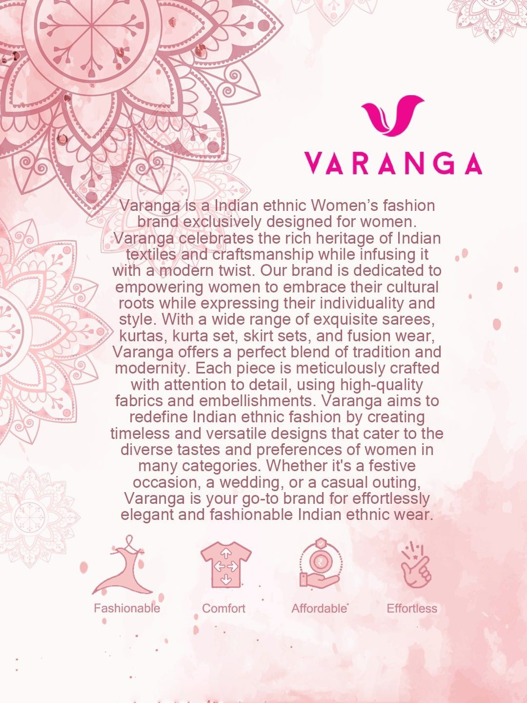 Dhiyona VA Women'sFloral Regular Thread Work Kurta with Trousers & Dupatta