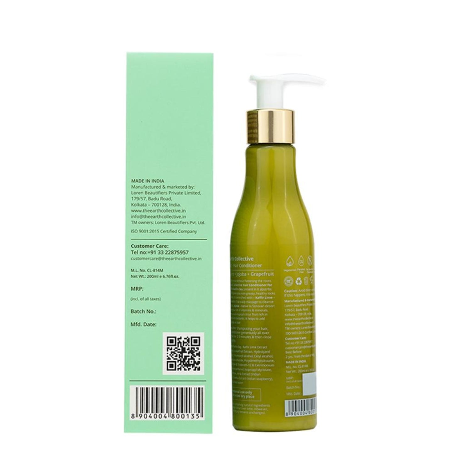 The Earth Collective Hair Conditioner- Oily Hair - For Oily Scalp