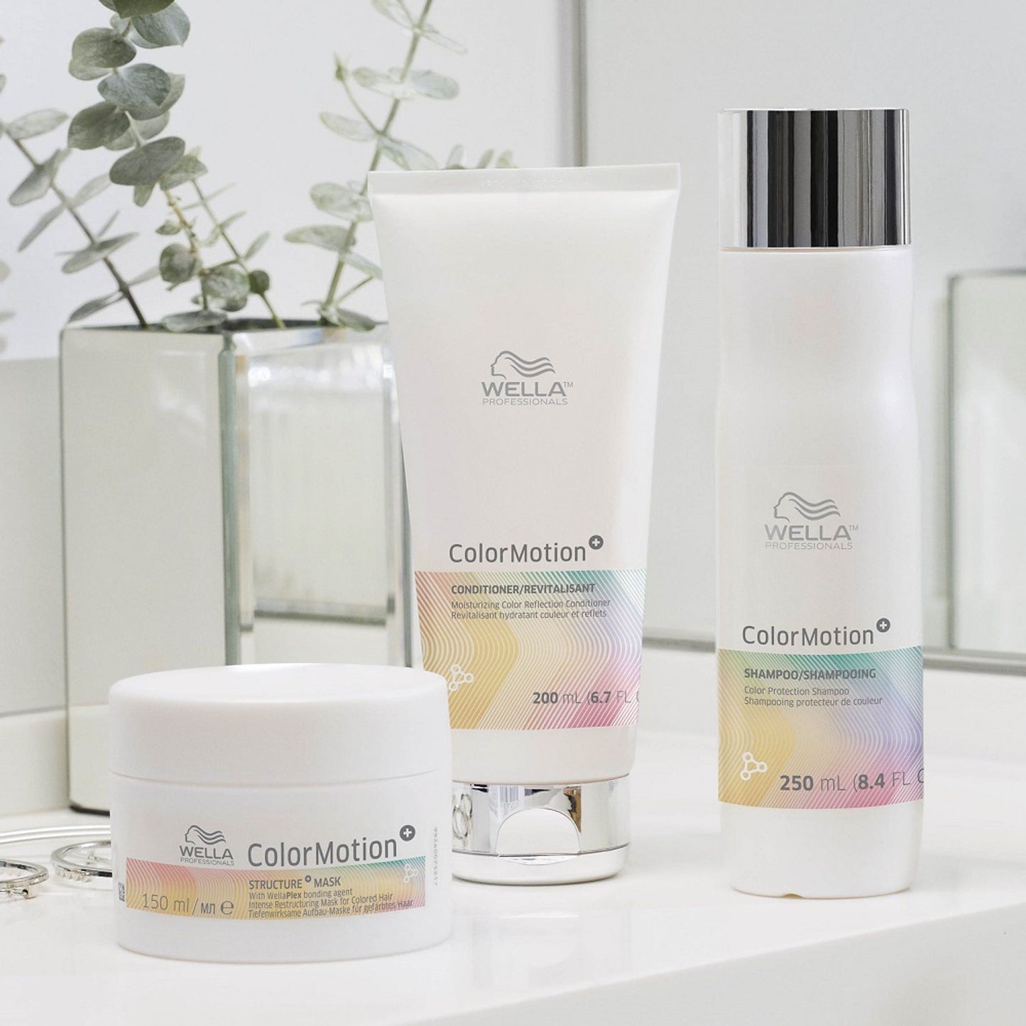 Wella Professionals ColorMotion+ Shampoo for Coloured Hair, Color Protection for Up to 8 Weeks