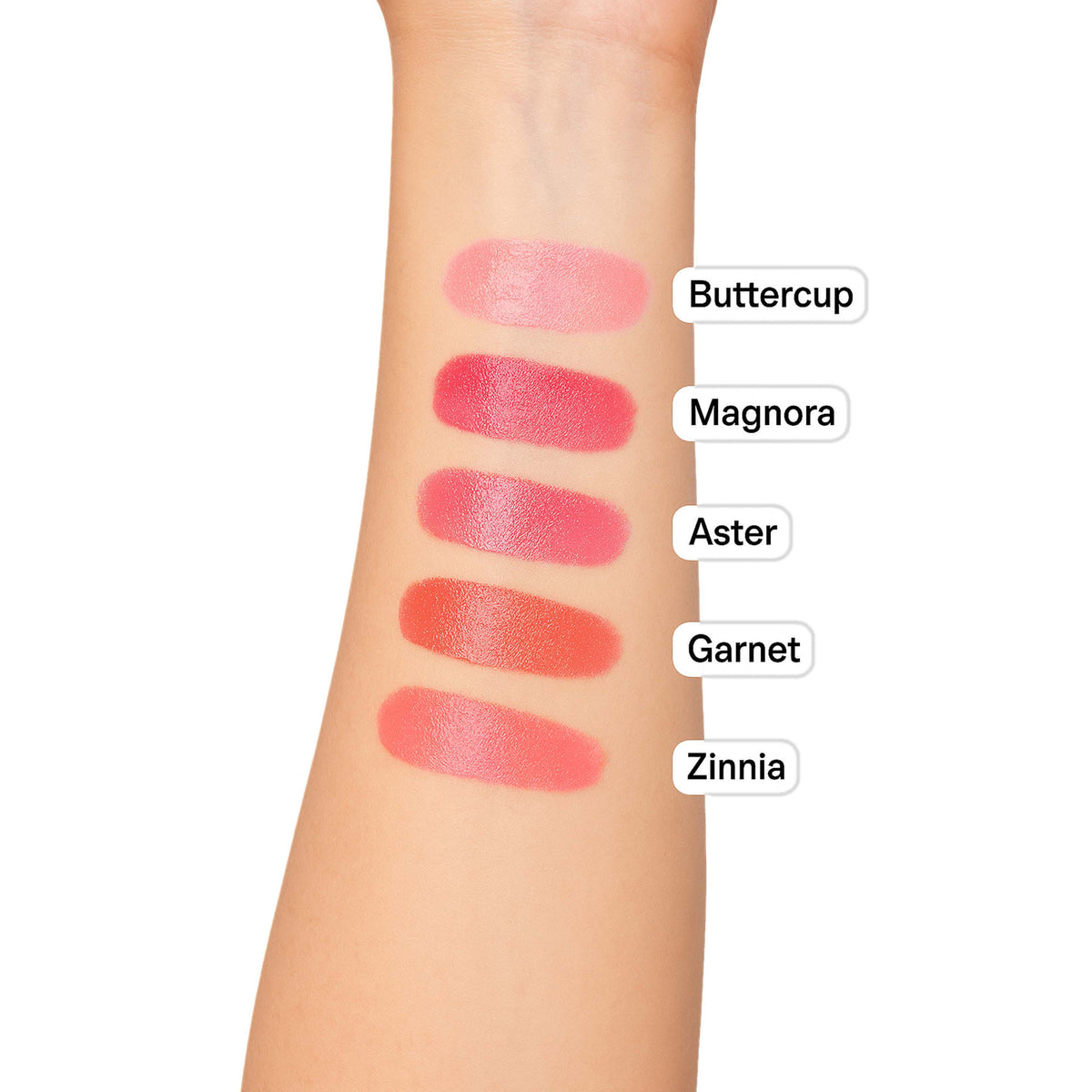 Love Earth Cream Pop Blush in Buttercup shade, featuring a smooth, creamy blush compact with warm yellow and orange tones.