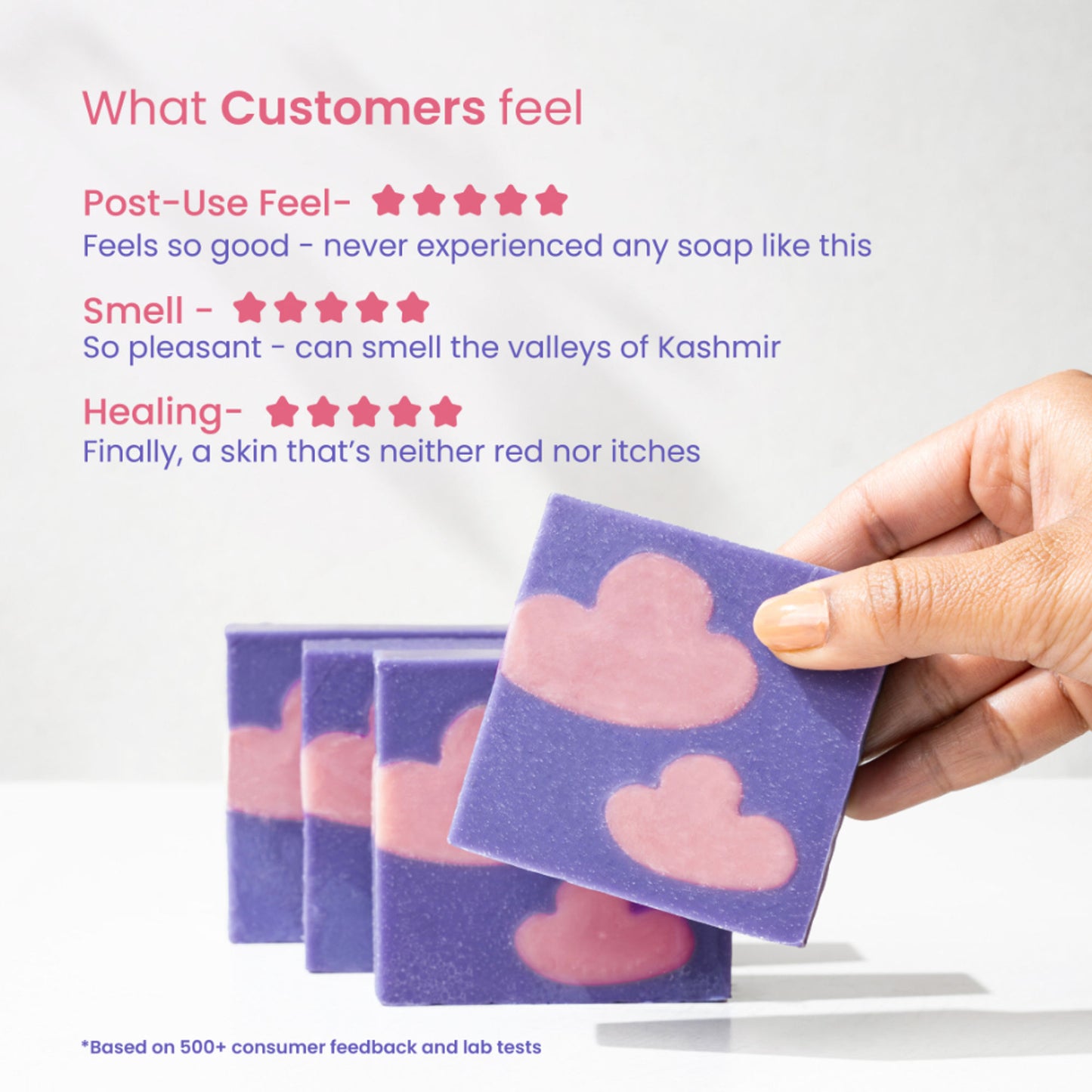 Nat Habit Cold Processed Himalayan Lavender Moisturising Soap - Pack of 2