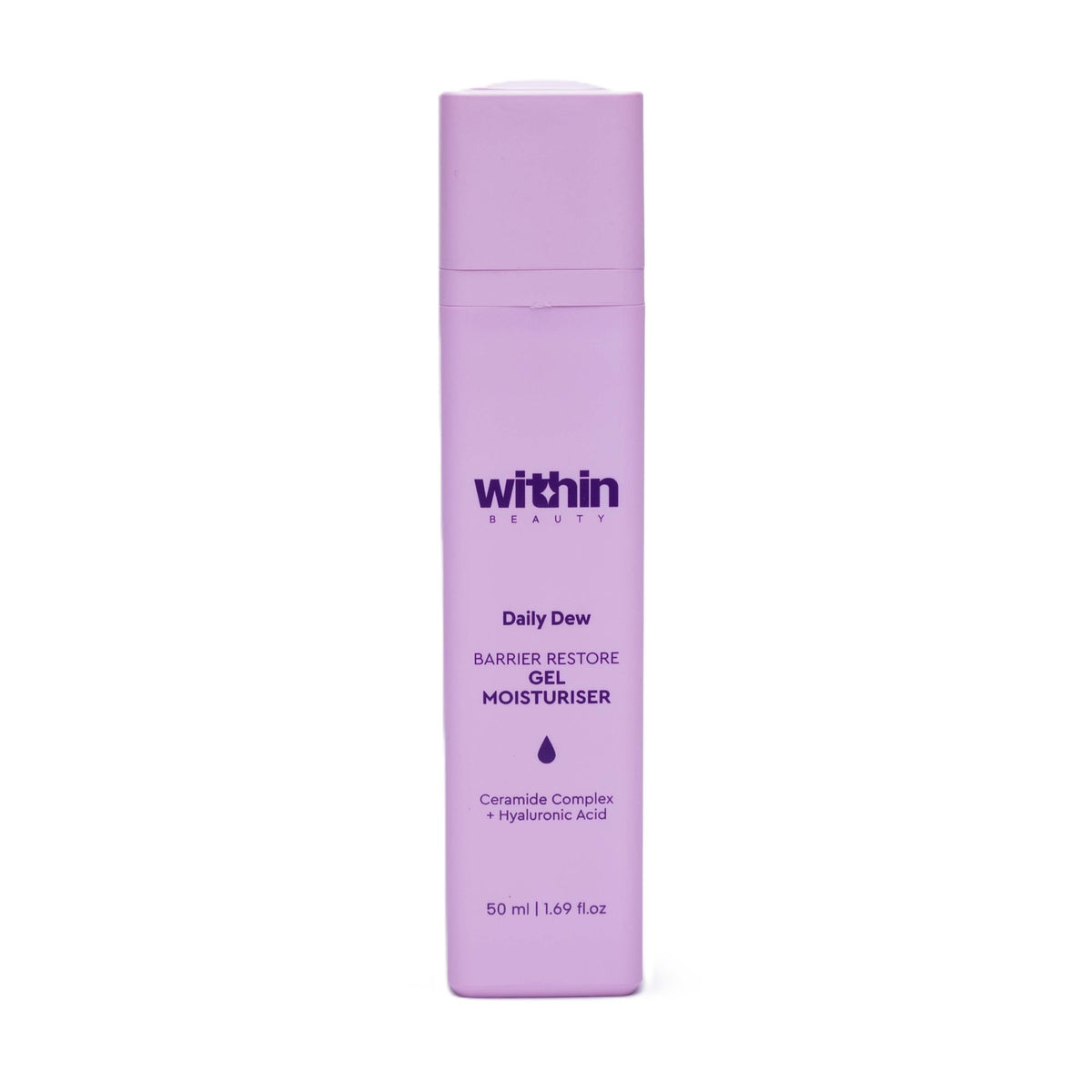 Within Beauty Ceramide & Hyaluronic Acid Gel Moisturiser, Daily Dew Barrier Restore Moisturiser