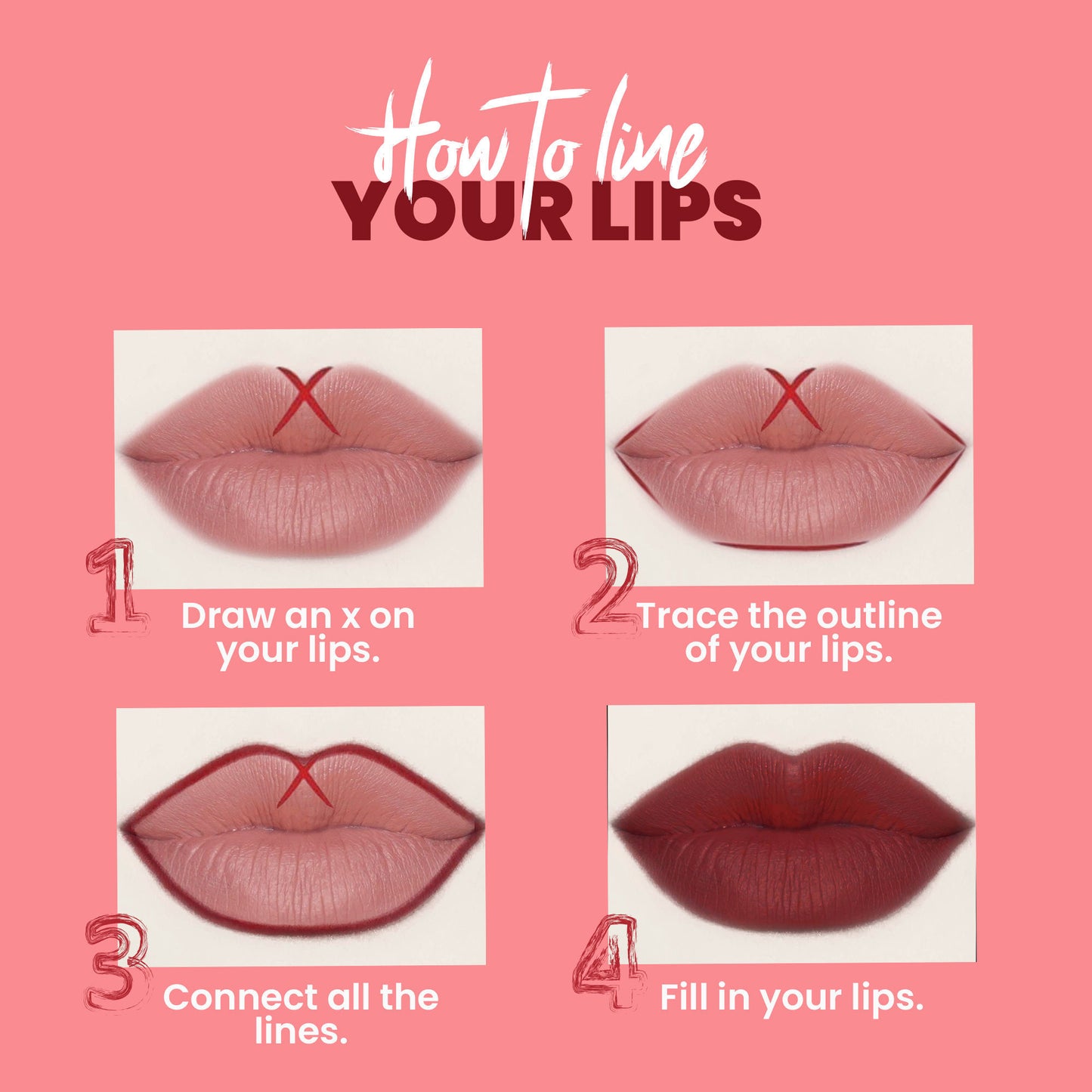 MARS Matte Lip Liner Pack of 10 - Set B