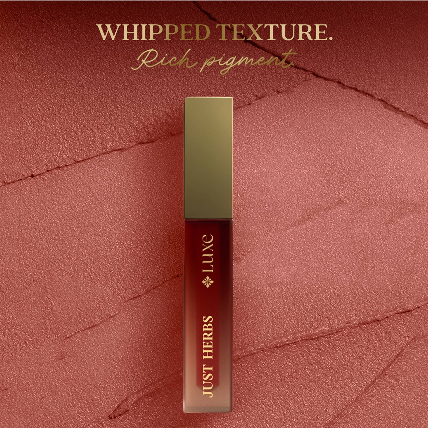 Just Herbs Luxe Dream Muse Mousse Liquid Lipstick - 06 Peach Symphony