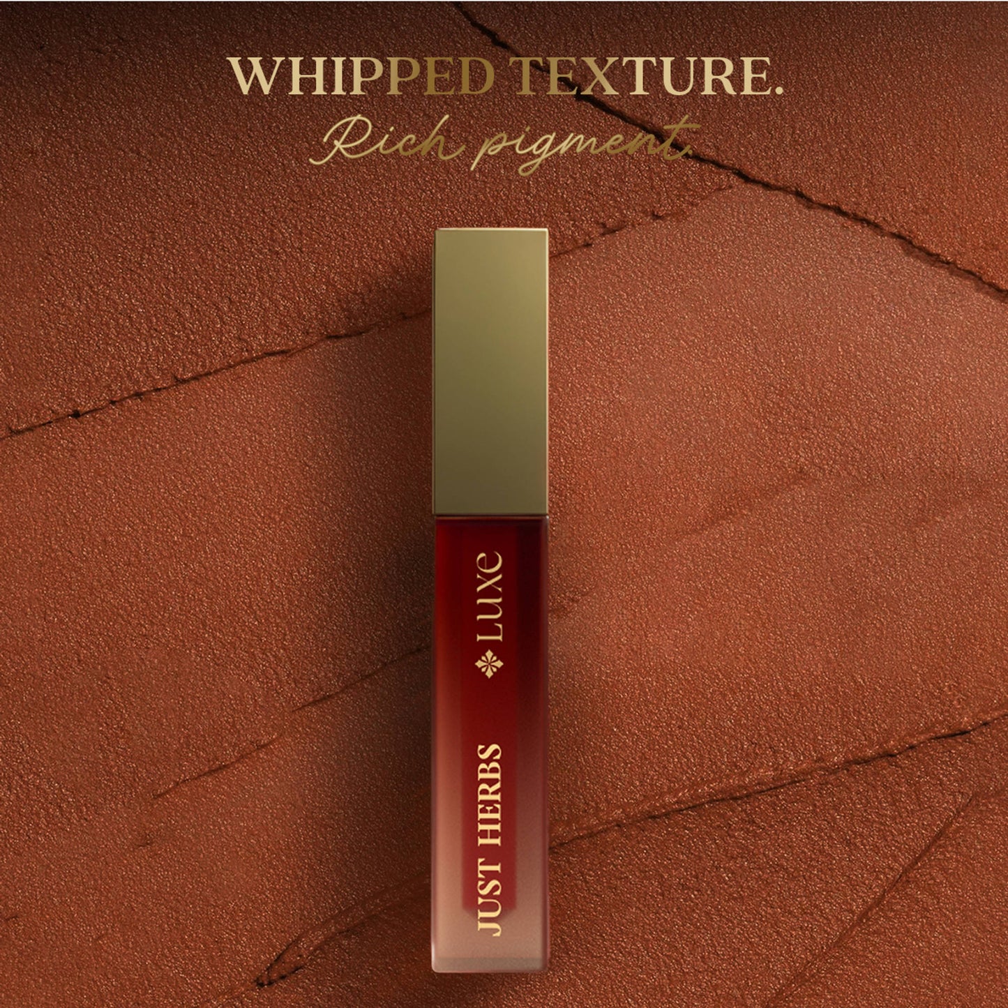 Just Herbs Luxe Dream Muse Mousse Liquid Lipstick - 04 Amber Honey
